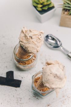 Chocolate Chunk Light Ice Cream — kidney-friendly food