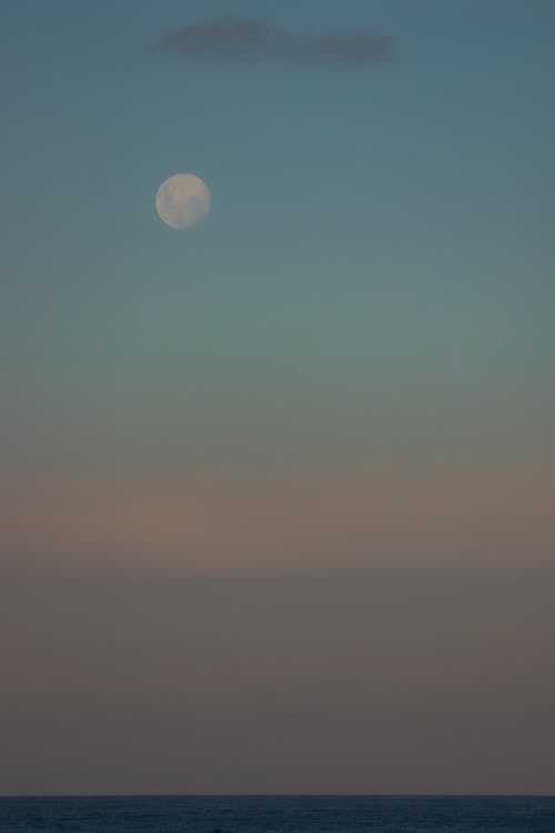 Moon Above Sea