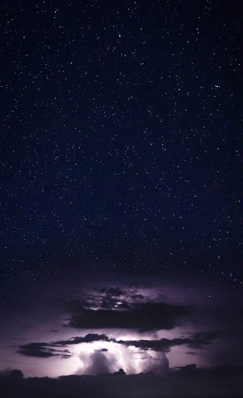 Foto d'estoc gratuïta de a prop, camp estrella, cel