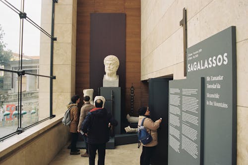 People in a Museum