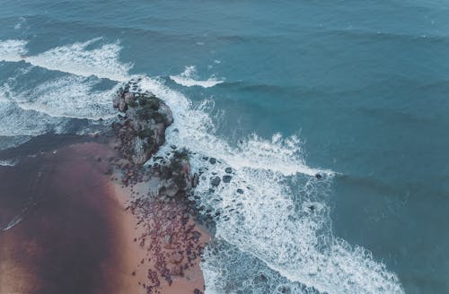 Pemandangan Laut Dari Udara