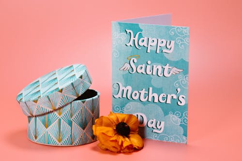 Greeting Card and a Yellow Flower