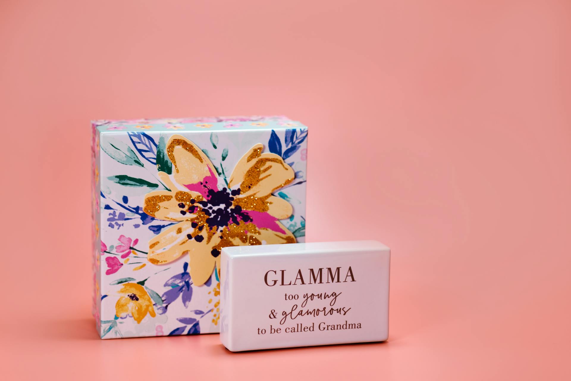 Box with Floral Design