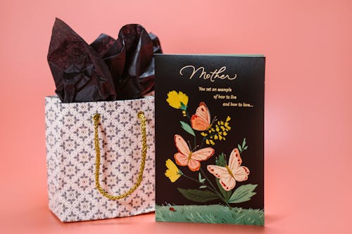 Mother's Day Greeting Card and a Paper Bag