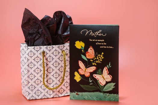 Mother's Day Greeting Card and a Paper Bag