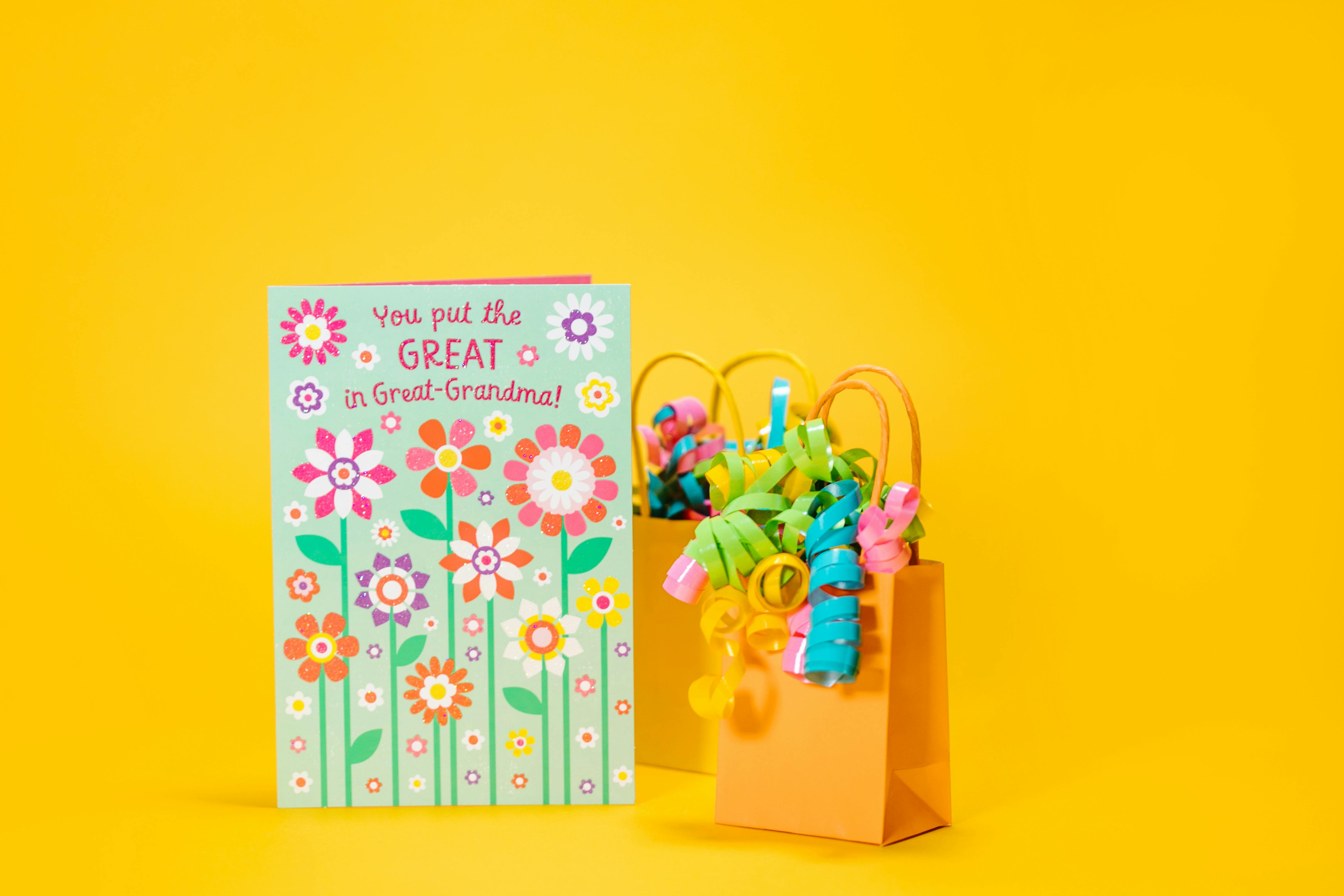 Greeting Card and a Paper Bag