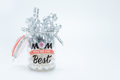 母親節快樂, 玻璃罐, 珍珠 的 免費圖庫相片