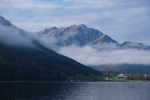 Mountains Covered with Fog