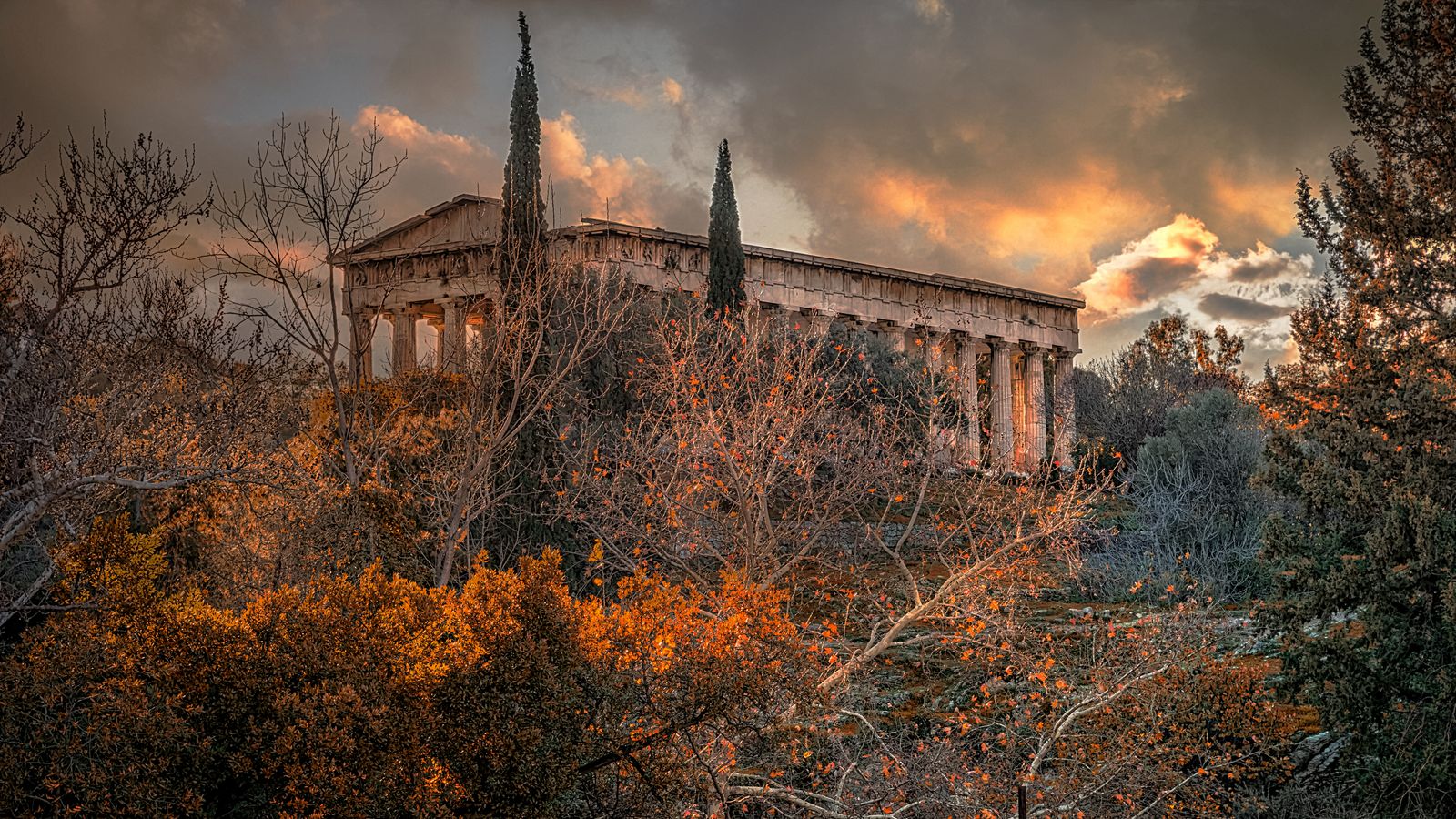 Parthenon of Athens, Greece — classical columned temple on Acropolis