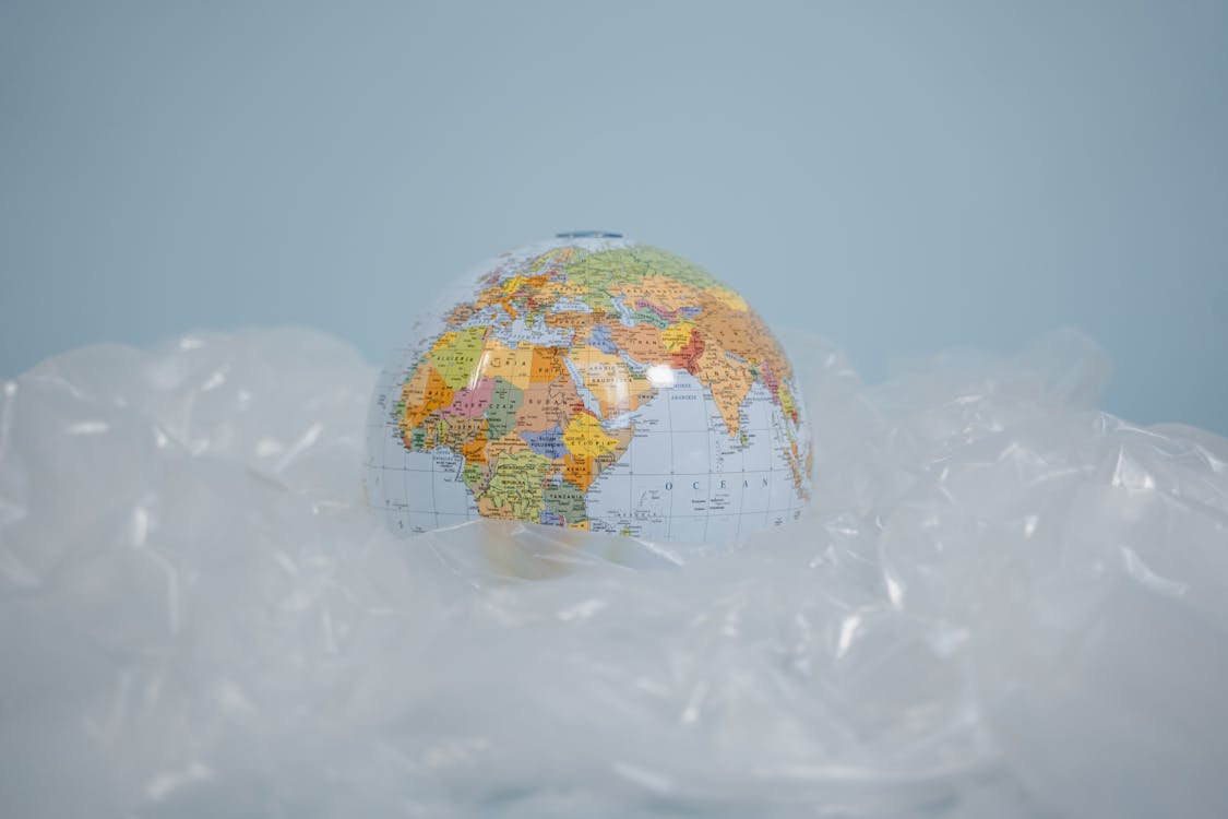 A Globe on a Plastic