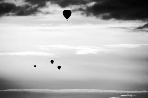 Hot Air Balloons in the Sky 