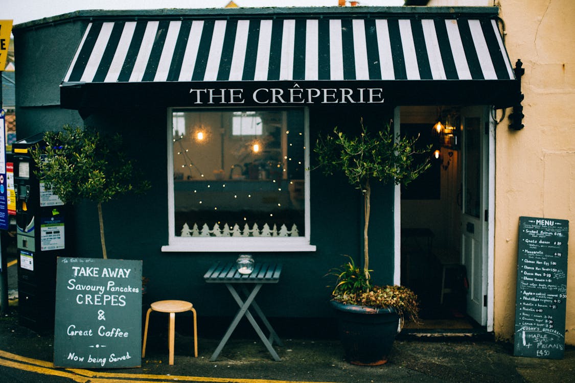 Free The Creperie Store Photography Stock Photo