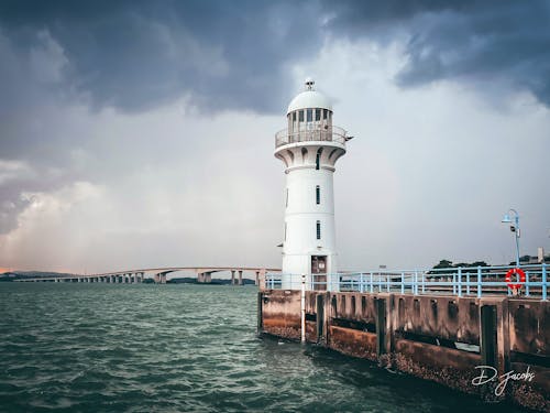 Free stock photo of lighthouse, singapore Stock Photo