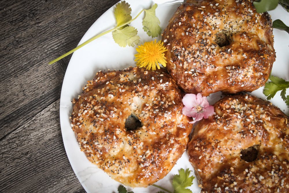 Everything Sourdough Bagels