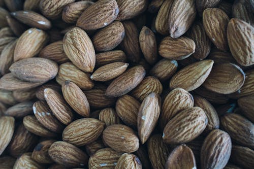 Almond Nuts in Close-up Shot