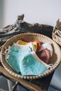 Washable Facemask in a Straw Basket