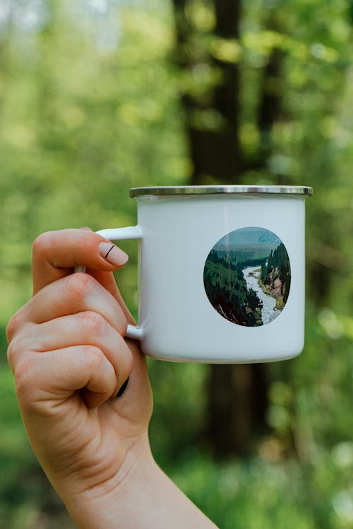 Close-up Photo of Metal Mug