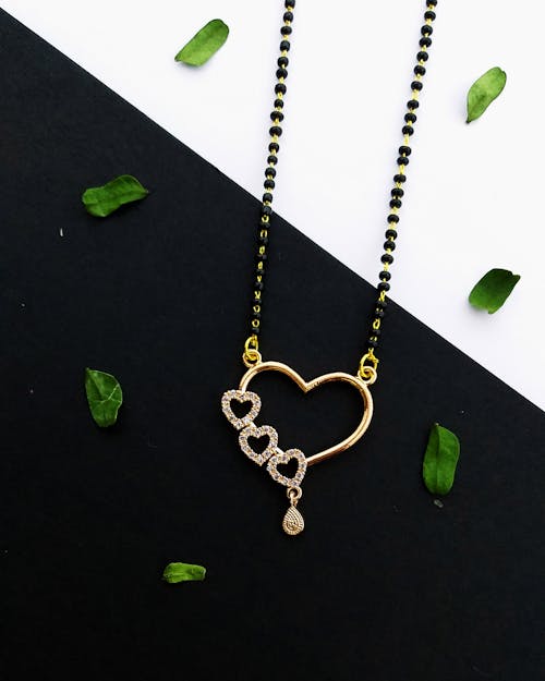 Heart Shape Pendant on Necklace