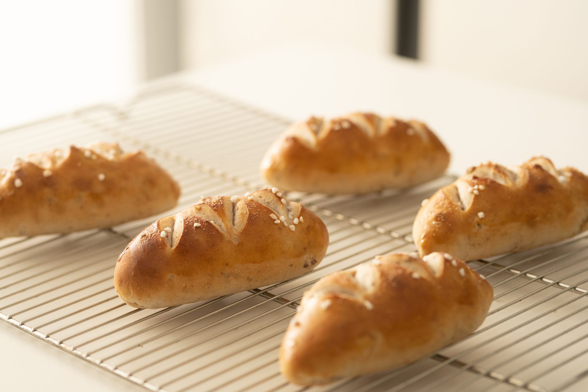 Bread fresh out of the oven