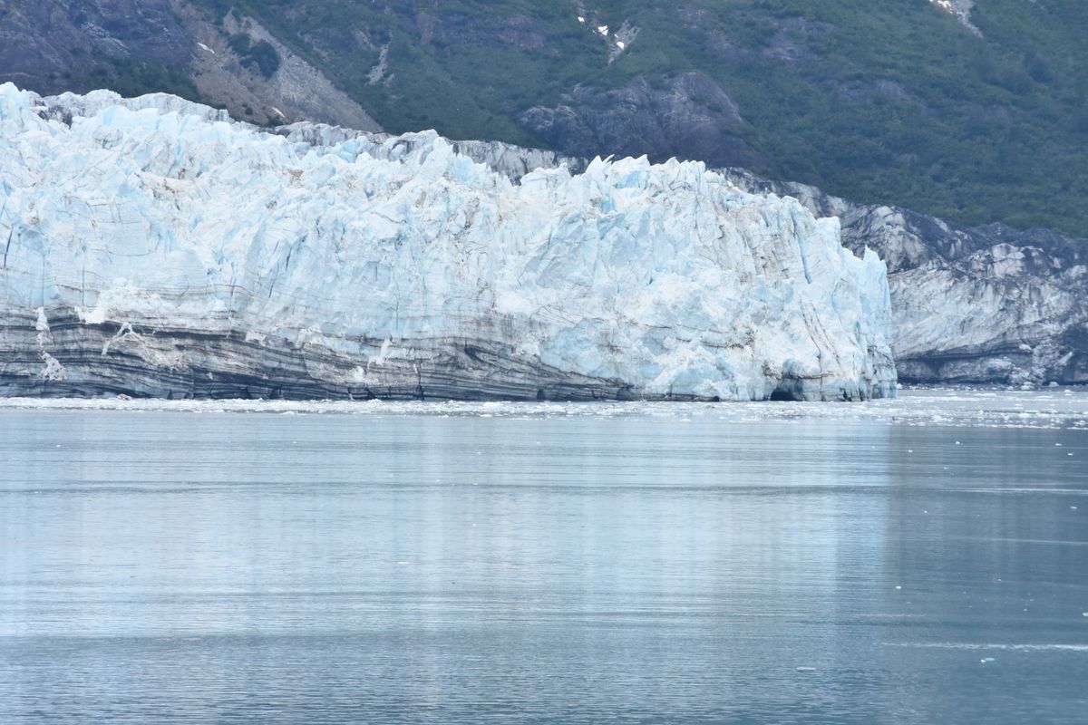 Pared de hielo del glaciar