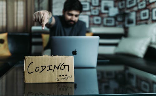 Free stock photo of coder, coding, laptop