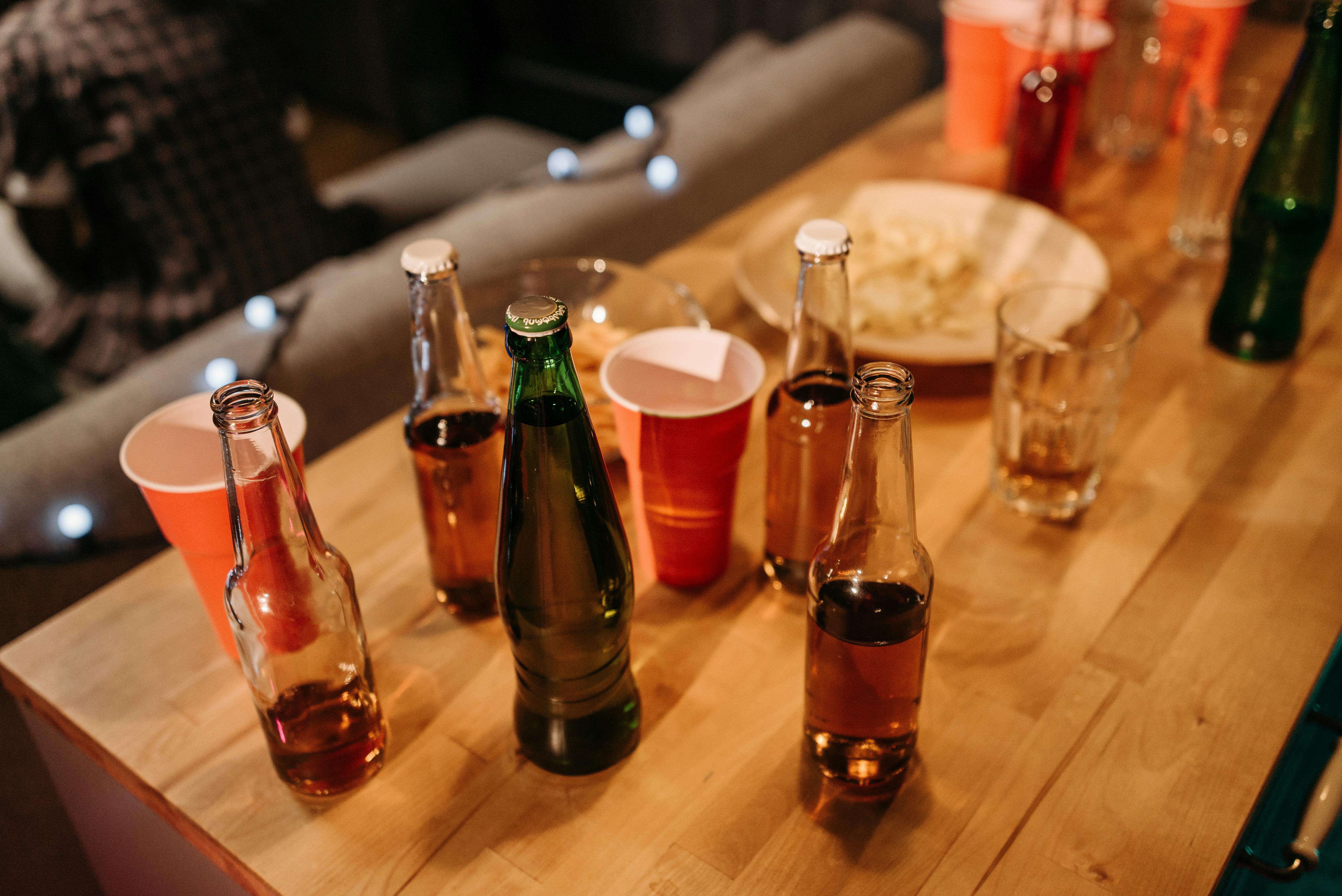 Crafty Alcohol Bottle Glasses : Beer Bottle Cups