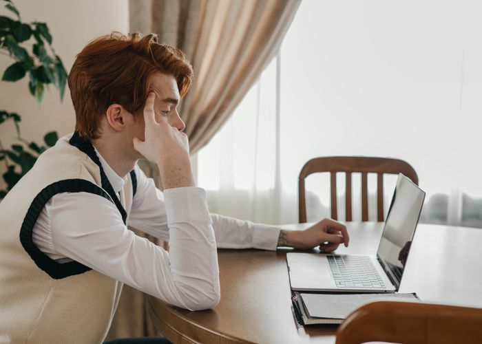 Online tutoring session