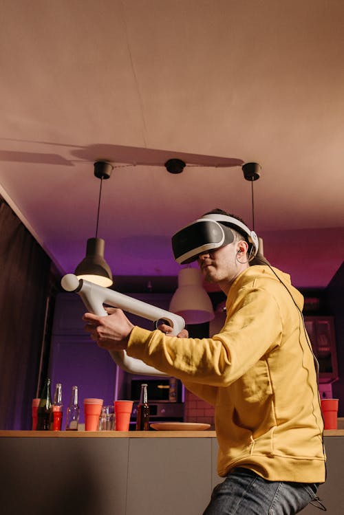 VRヘッドセット, おとこ, ゲーマーの無料の写真素材