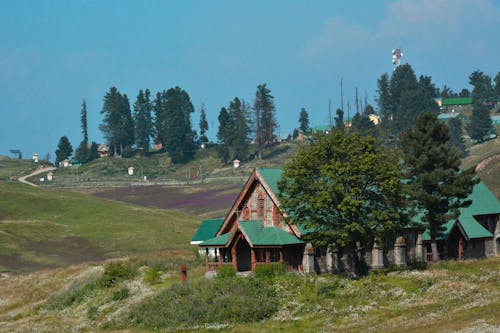 Immagine gratuita di cielo azzurro, hotel, kashmir