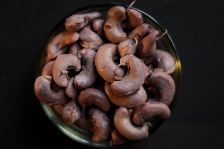 Close-Up Photograph Of Cashew Nuts