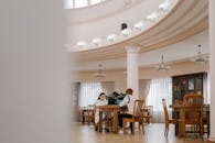 Free stock photo of architecture, chair, chandelier