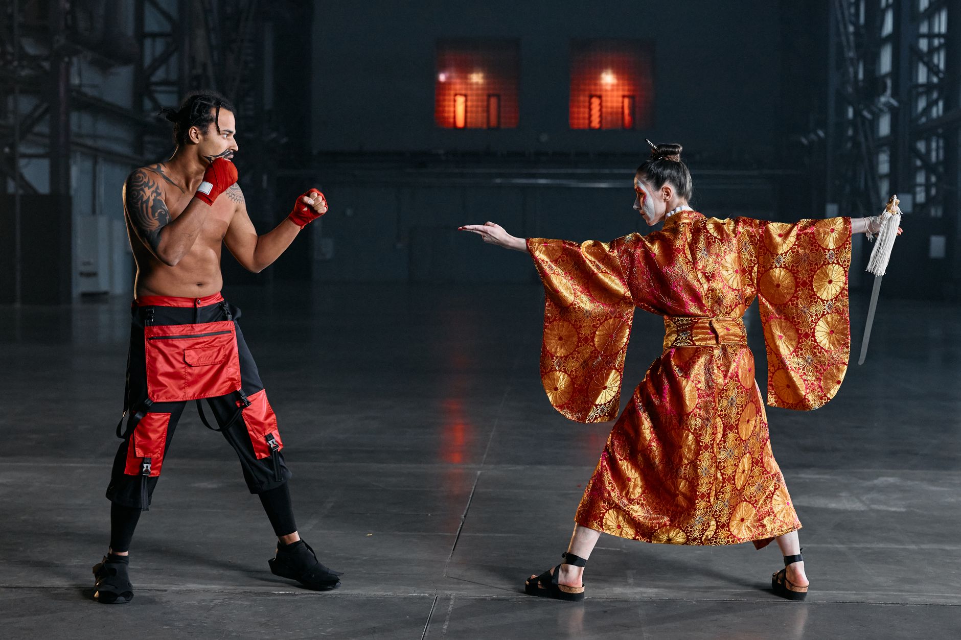 samurai sword duel