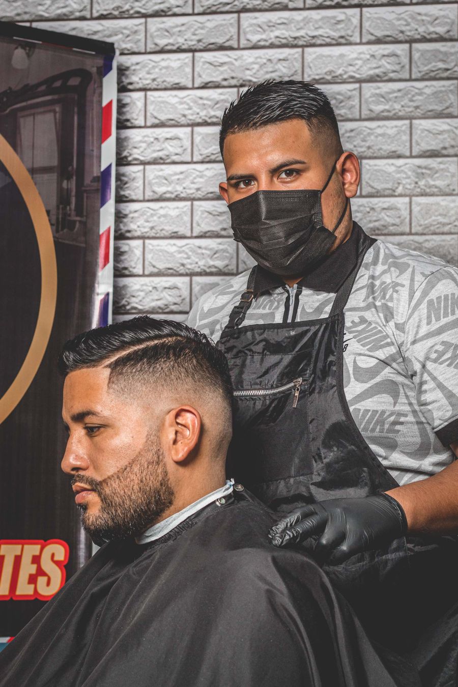 Corte degradado terminado