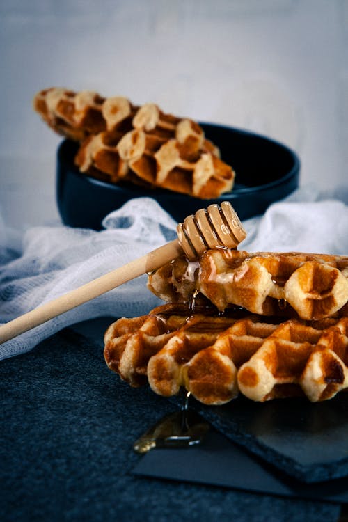 Honey on Waffles