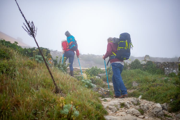 A Couple Hiking