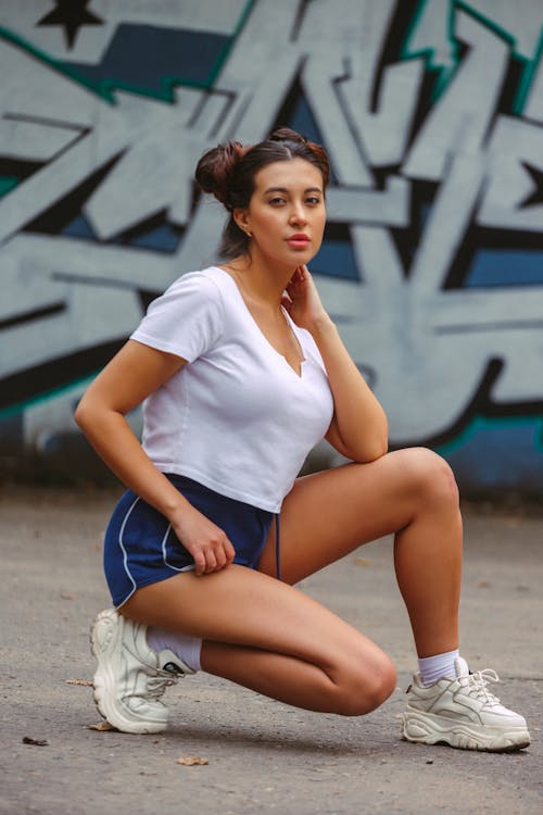 Woman in a White Shirt and Panties · Free Stock Photo