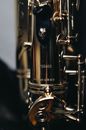 Black and Gold Colored Trumpet