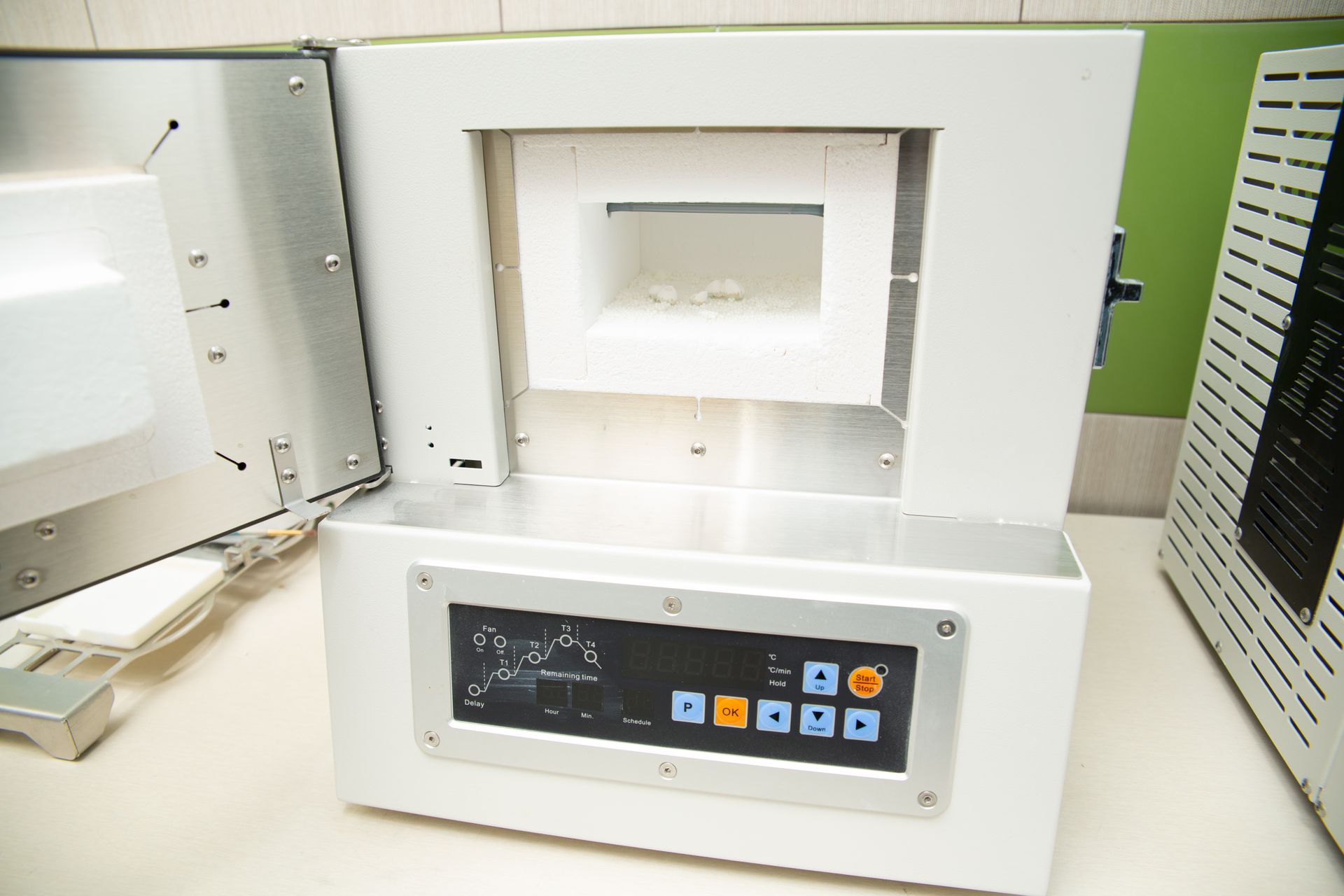 Modern dental electric oven in dental clinic