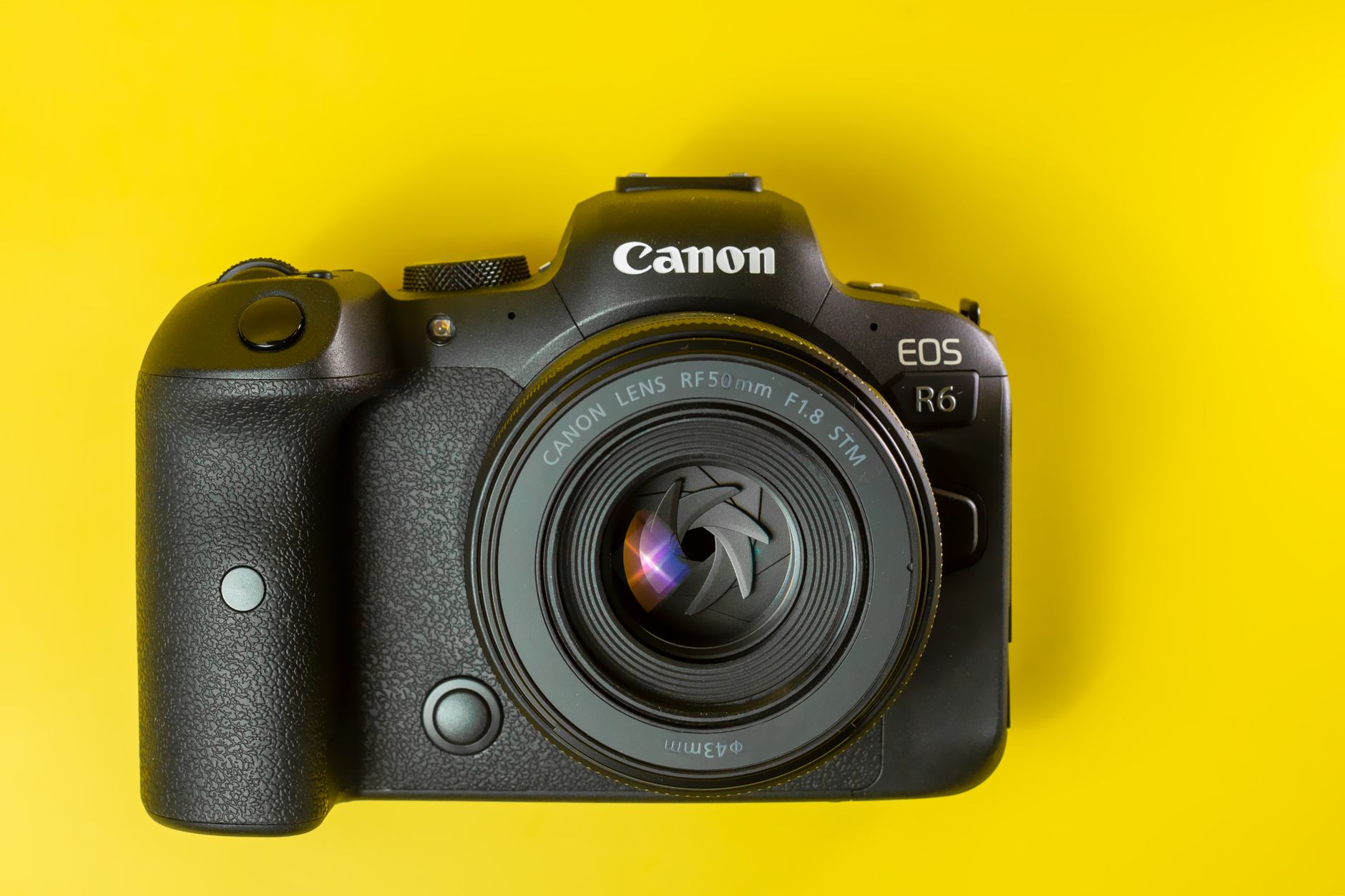 A Close-Up Shot of a Mirrorless Camera