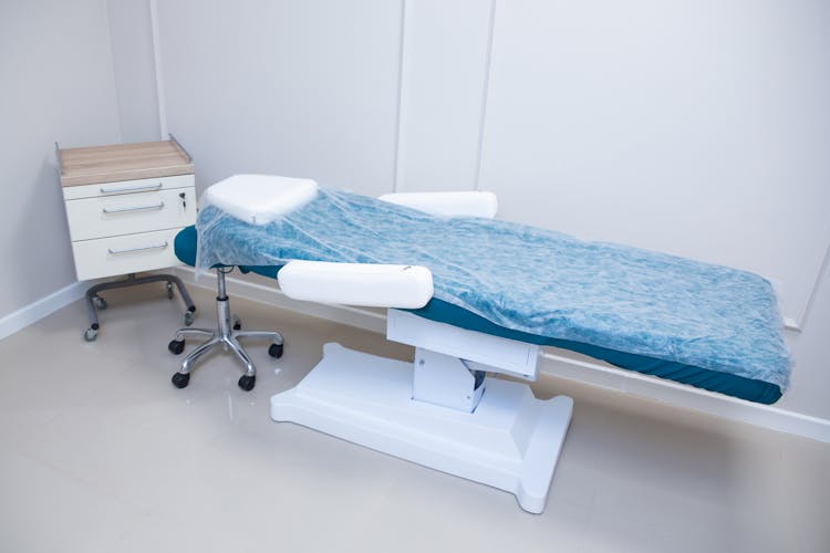 Special, Medical Bed In Medical Cabinet