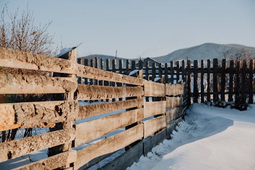 Gratuit Photos gratuites de barrière, couvert de neige, froid Photos