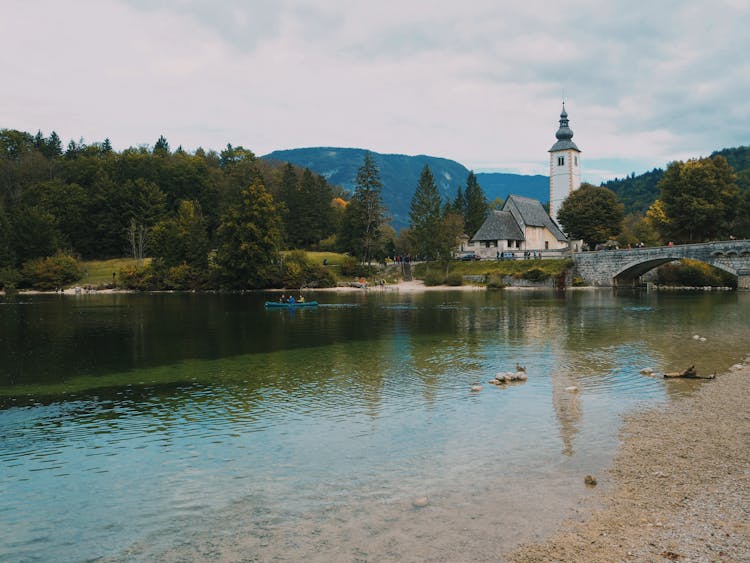 The Lake Bohinj In Slovenia