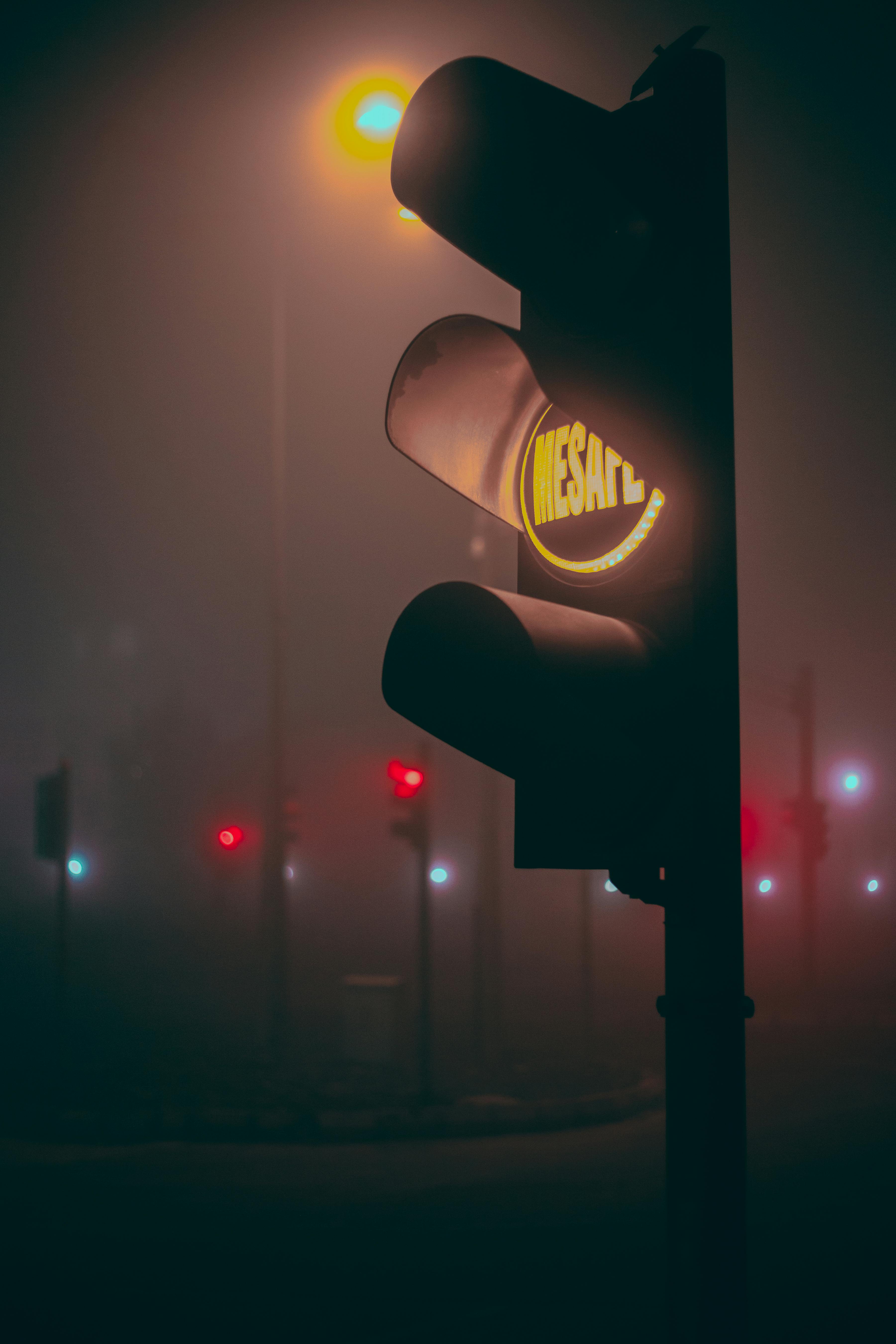 Close Up Shot of a Stoplight · Free Stock Photo