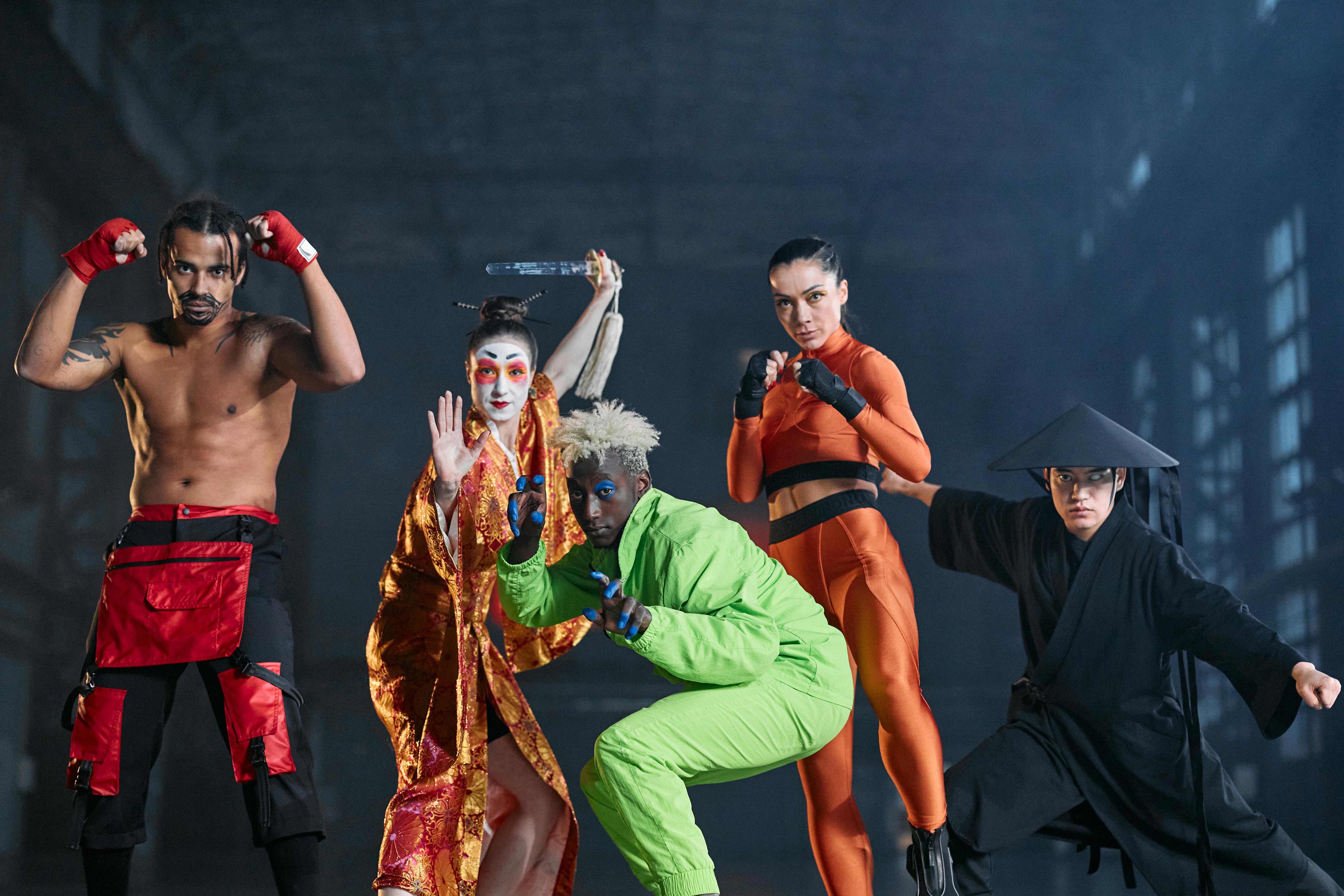 Group Of People Wearing Costumes · Free Stock Photo