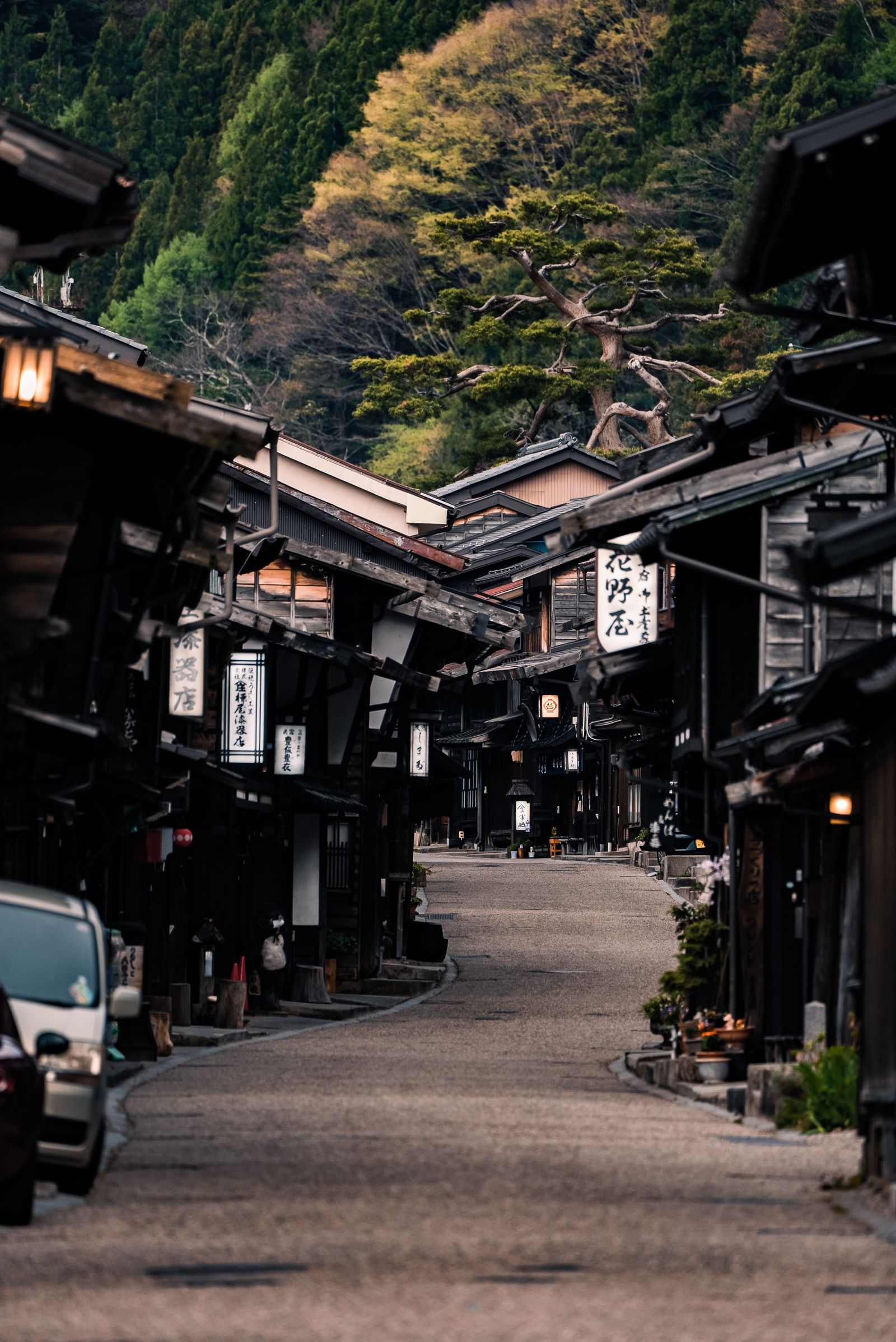 Narai-juku preserved Edo-era post town street, Kiso Valley - self-drive Japan road trip stop