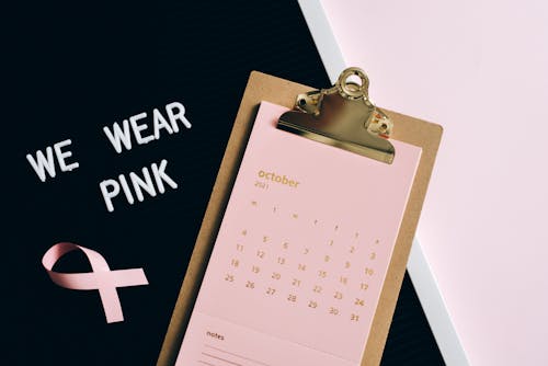 Free Foto stok gratis di bulan oktober kami memakai warna pink, kalender, kanker Stock Photo