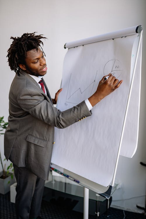 Kostnadsfri bild av afroamerikansk man, dreadlocks, presentation