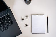 Blank Notepad on the Table