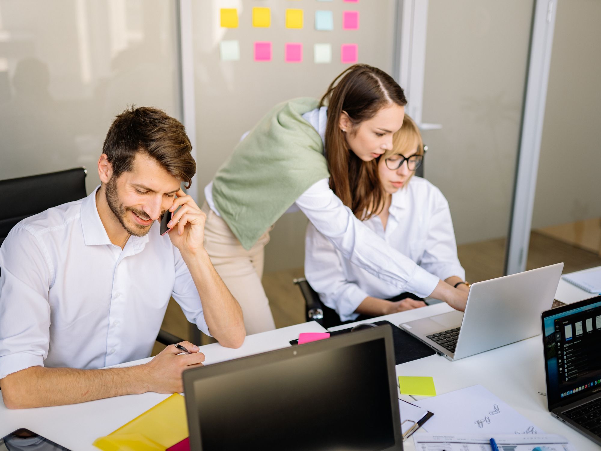 Office Removals in Bembridge, South East — office relocation team moving desks and equipment