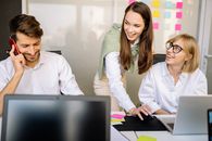 Free stock photo of aid, businessman, businesswoman